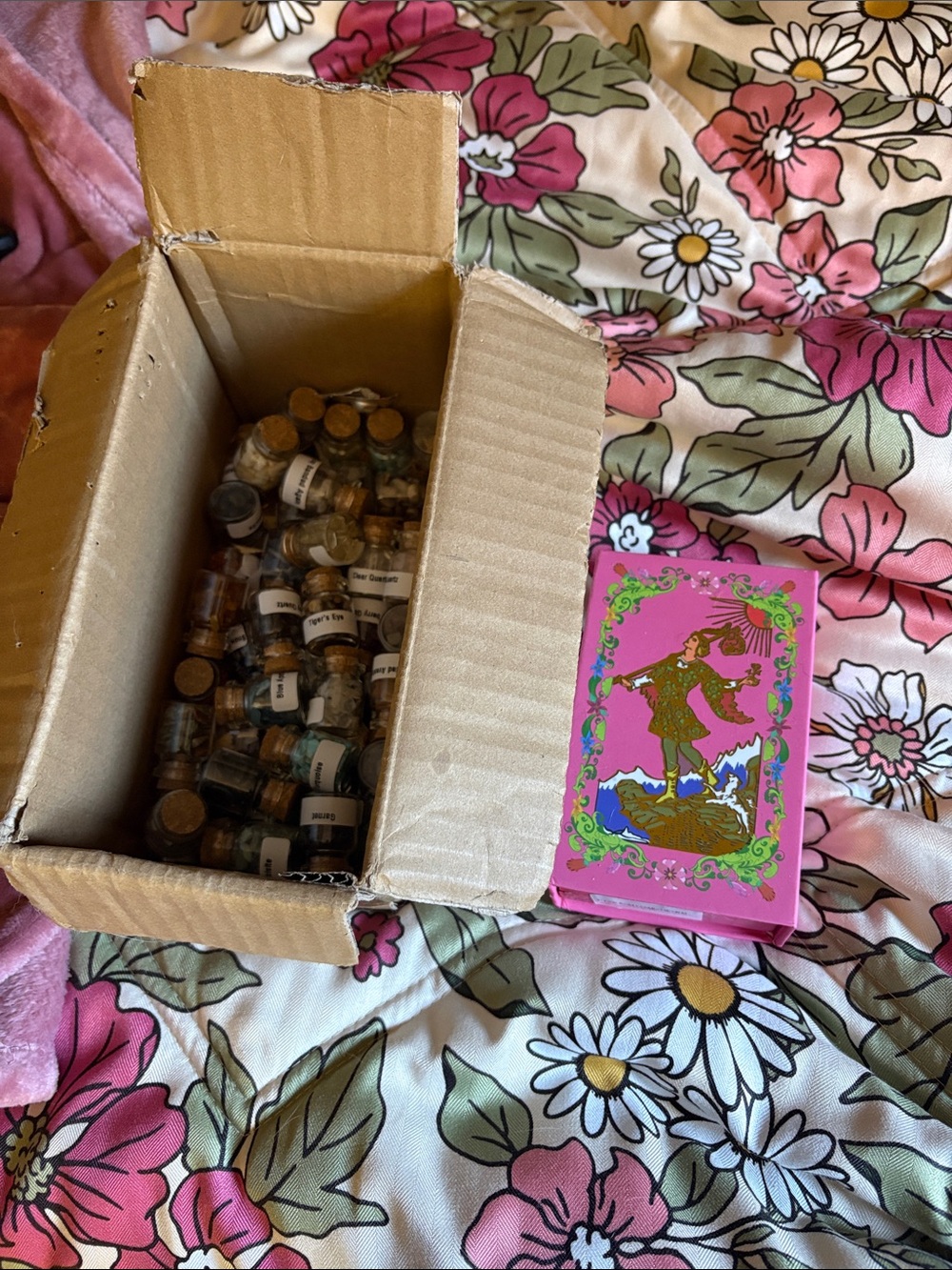 Tarot Card Deck & Crystals